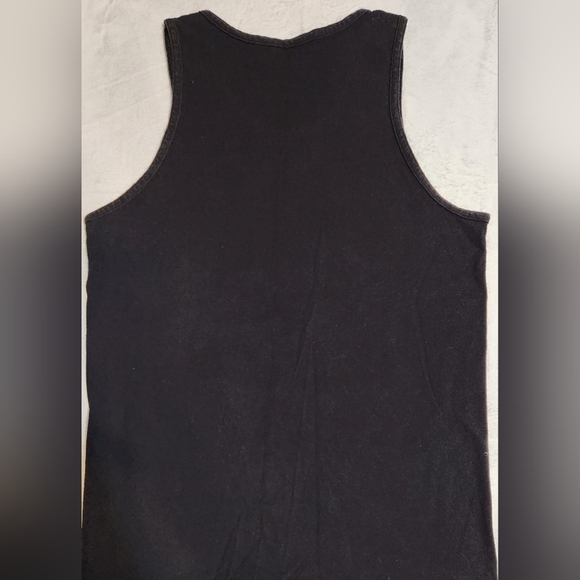 Mens Small "Sun's out guns out" black/blue tank - Picture 2 of 2